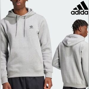 Adidas Men's Heather Gray Hoodie